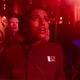 Chancellor Villecham (left), Resistance agent Kor Sella (middle), and the gathered beings of the New Republic Senate in their final moments, as Starkiller Base fires on the Hosnian system.